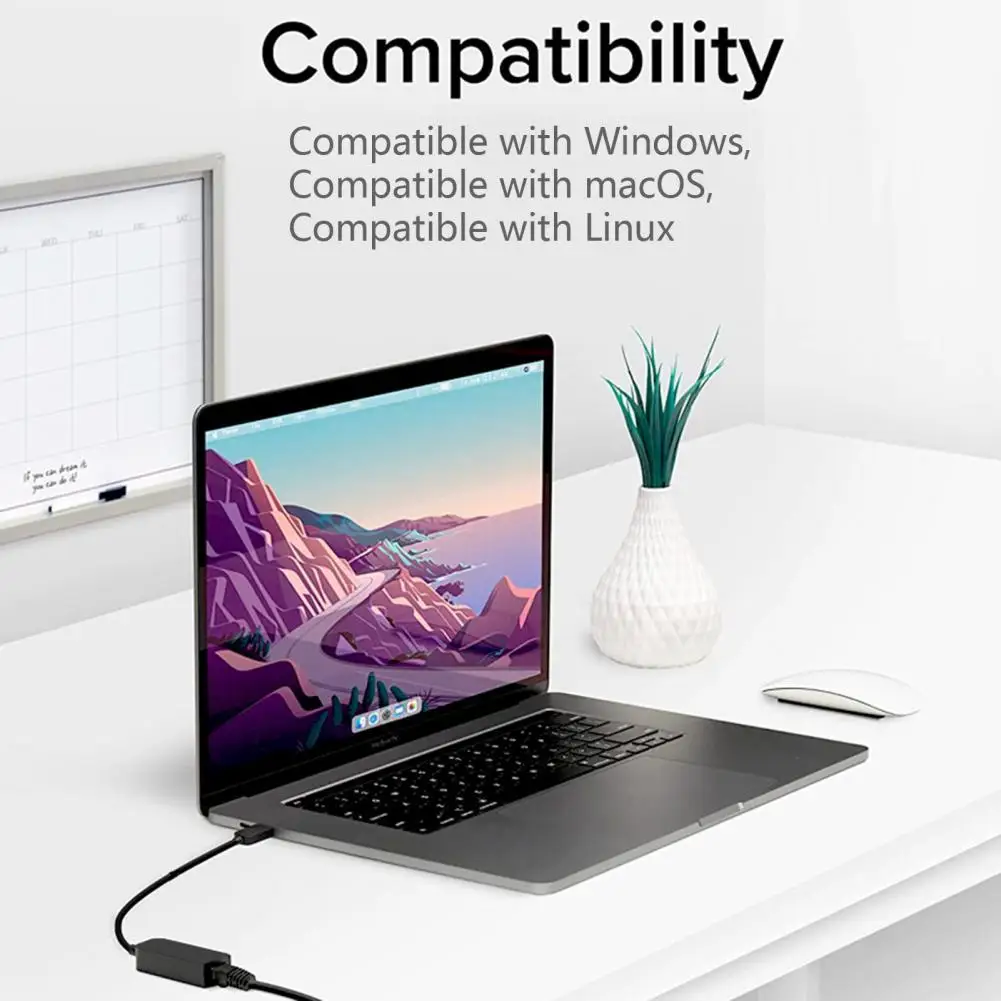 

Прочный Удобный адаптер Ethernet USB/Type-C 3,1 до 2,5 Гбит/с, легкий профессиональный адаптер Ethernet USB