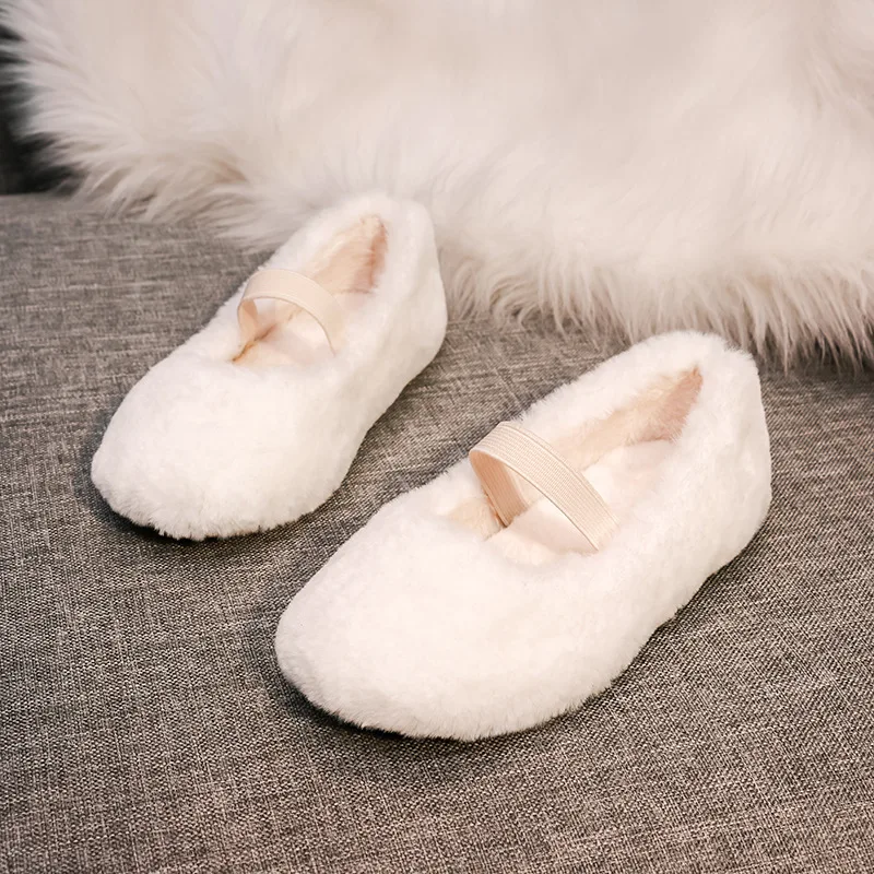 

Girls Cute Furry Flat Shoes Children Autumn Winter Fashion New Casual Shoes Toddler Baby Kids Soft Princess Shoes 6 8 11 12 13 Y
