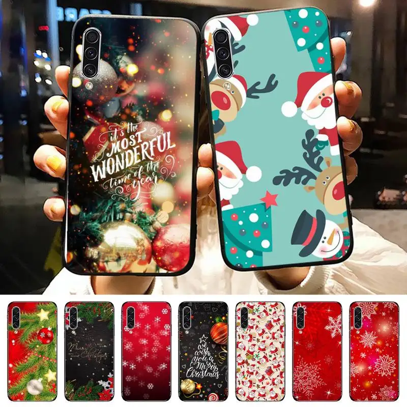 

Christmas Santa Reindeer Tree Phone Case For Samsung galaxy A S note 10 7 8 9 20 30 31 40 50 51 70 71 21 s ultra plus