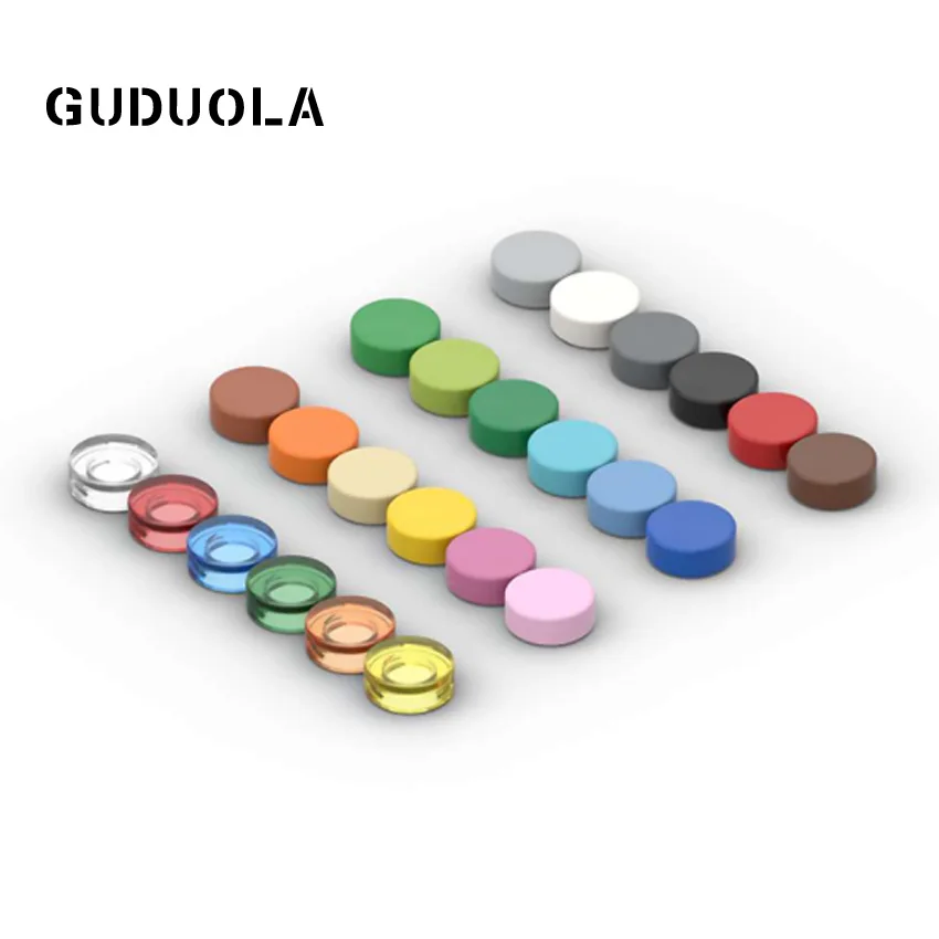 Guduola плитка 1x1 круглый 98138 Специальный кирпич MOC строительный блок мелкие частицы
