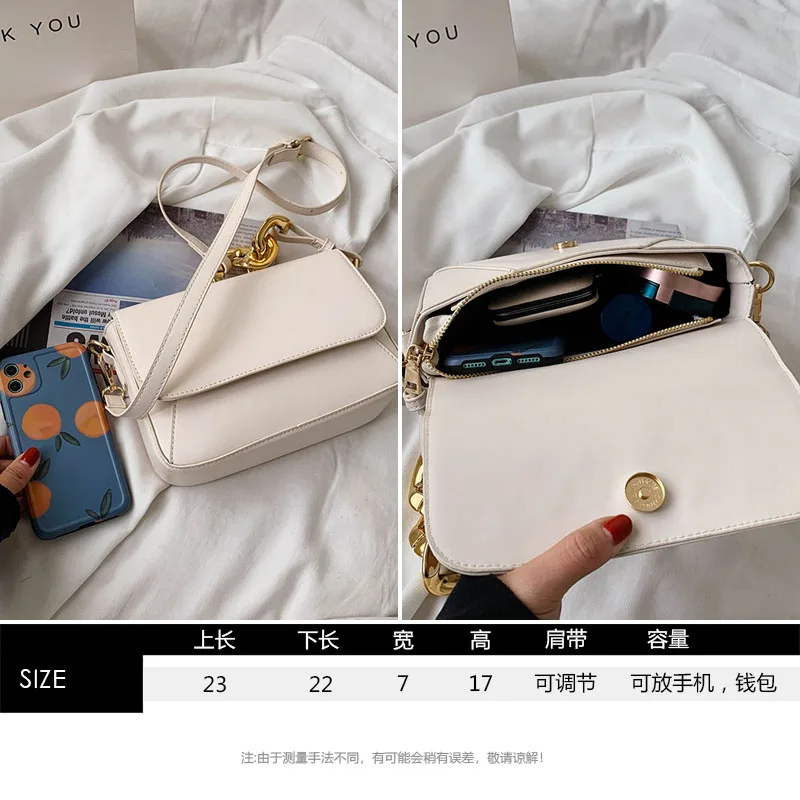 

Branded Women's Shoulder Bags Quality Leather Flap Crossbody Bags for Women 2021 Handbags and Purses Female Travel Totes