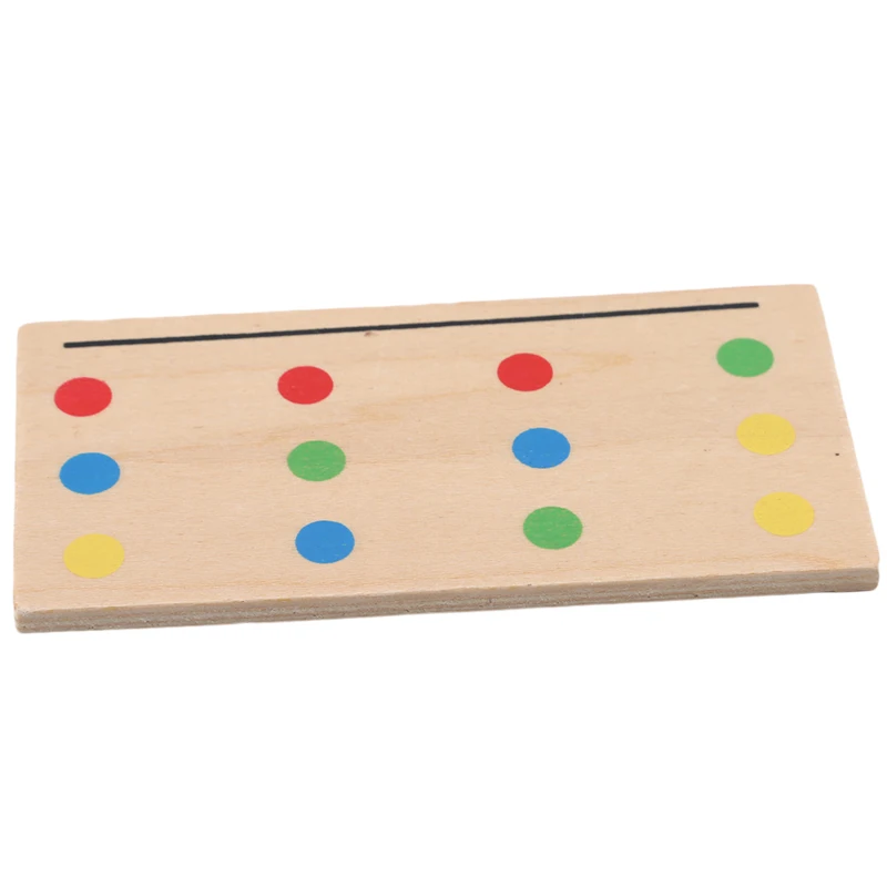 

1set Baby Four Colors Matching Puzzle Game For Early Childhood Education Preschool Training Learning Toy