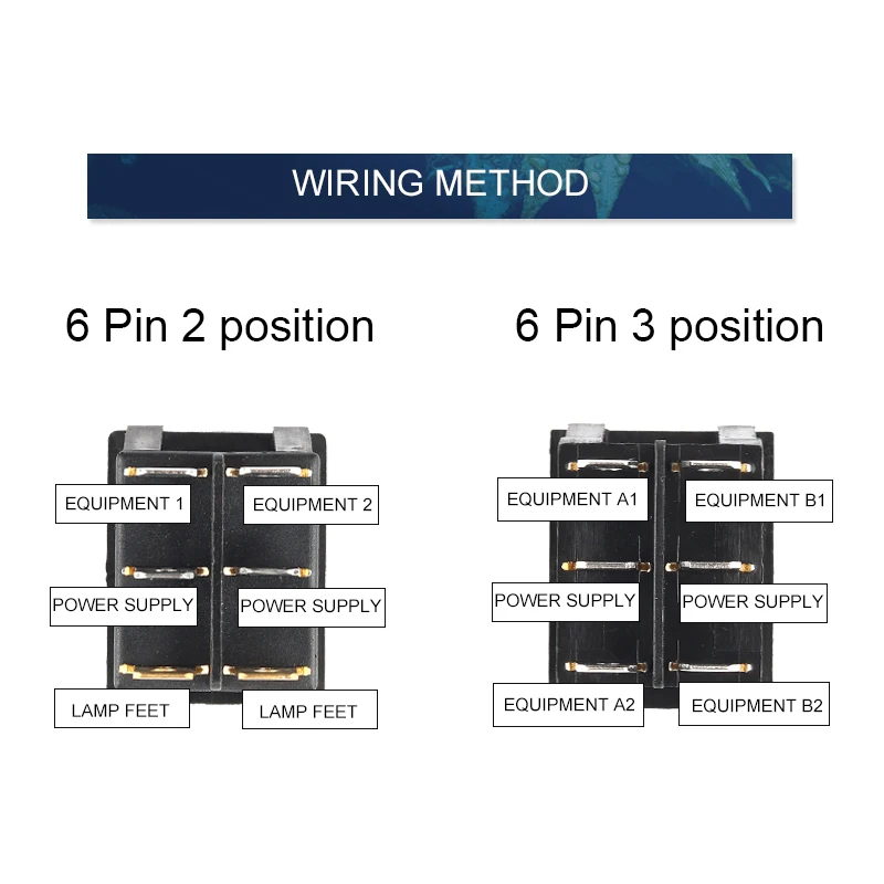 5 шт. кнопочный переключатель KCD4 16 А/2/3 в 20 А/250 В