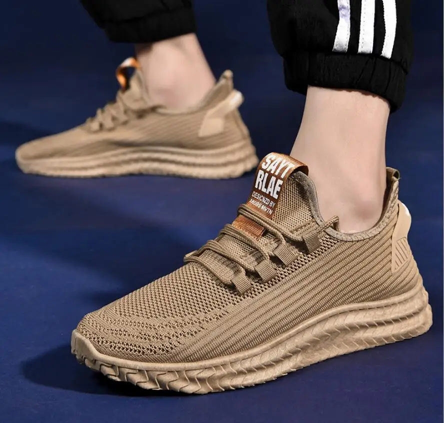 2020 Spring New Men's Shoes Sneakers flat men's Casual Comfortable Breathable Mesh Zapatos Hombre|Мужские кроссовки и