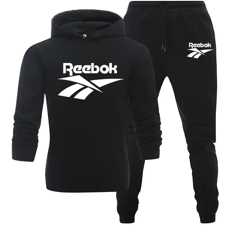 

Casual Tracksuit Men 2 Pieces Sets Hooded Sweatshirts Spring Clothes Pullover Hoodies Pants Suit Male Hombre M-3XL