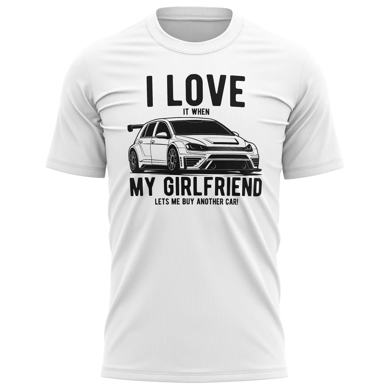 S I Love My Girlfriend автомобиля коллектор футболка веселые дни рождения спортивные
