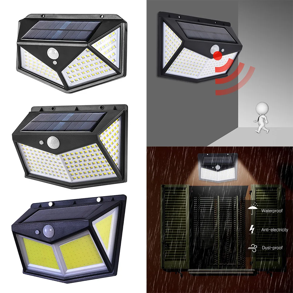 

Waterproof Solar Light LED Outdoor 3 Modes Solar Lamp PIR Motion Sensor Wall Light Garden Yard Security Lamp For Garden Decor