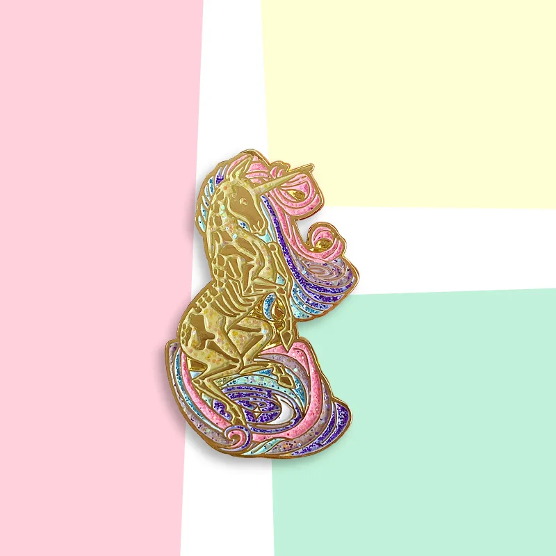 Twilight Pegasus Greek Mythology Brooch Kingdom Heart Badge Pins Winged Horse Spirit Animal Jewerly | Украшения и аксессуары