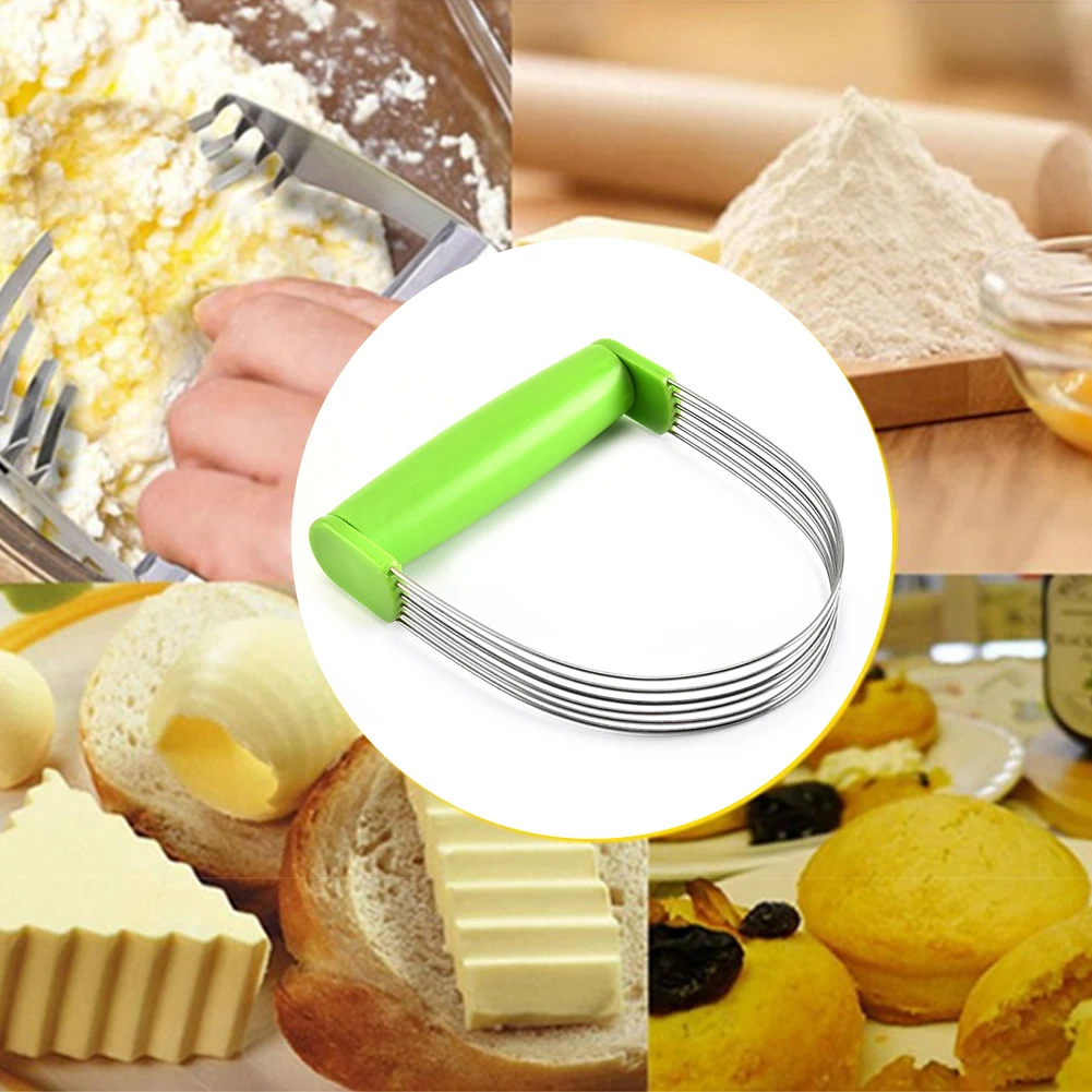 Dough Labor Saving Kitchen Pastry Manual Blender Fast Flour Cream Mixer Small Stainless Steel Pressing Stirrer Butter Baking | Дом и сад