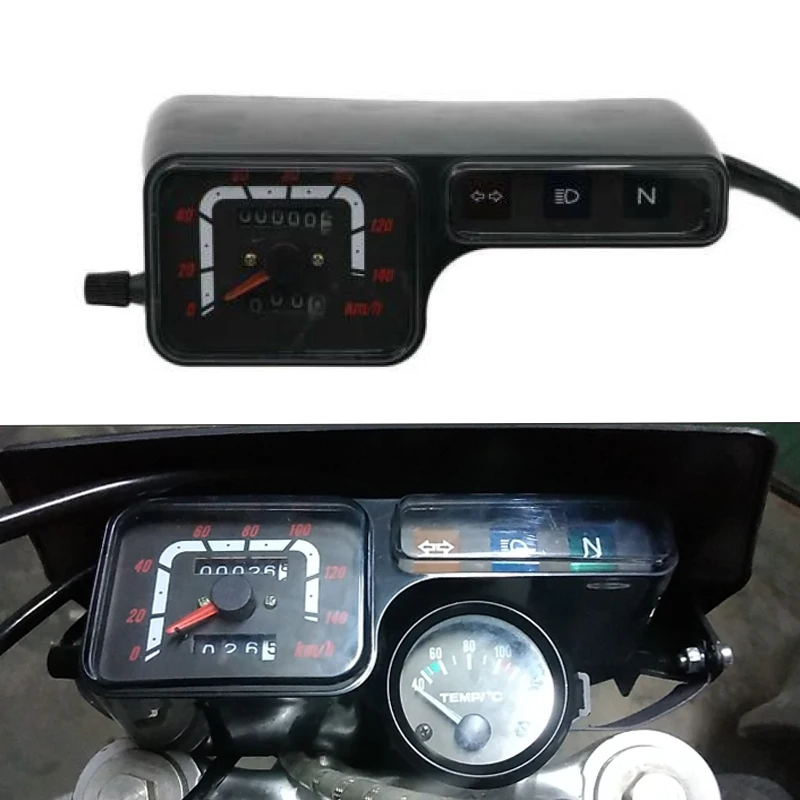 

Motorcycle Speedometer with Light Indicator Tachometer Odometer Gauge Testing Instrument Assembly for Honda XR250 CRM250 BAJA250
