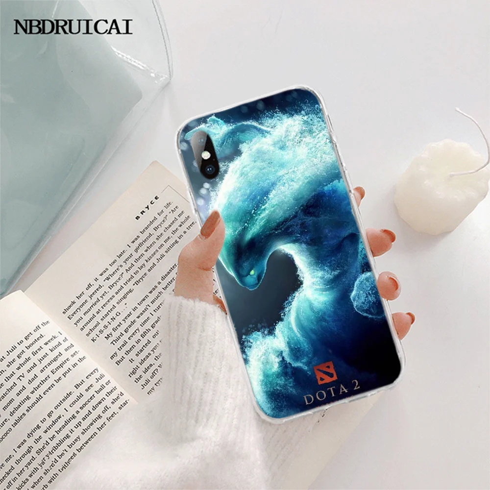 NBDRUICAI Shadow Fiend Dota 2 Smart TPU Мягкий силиконовый чехол для телефона iPhone 11 pro XS MAX 8 7 6 6S Plus X