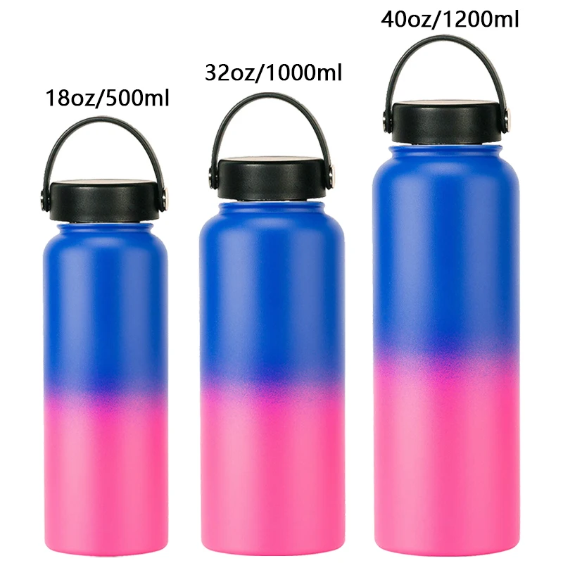 Бутылка для воды из нержавеющей стали с двойными стенками 500/1000/1200 мл|Спортивные