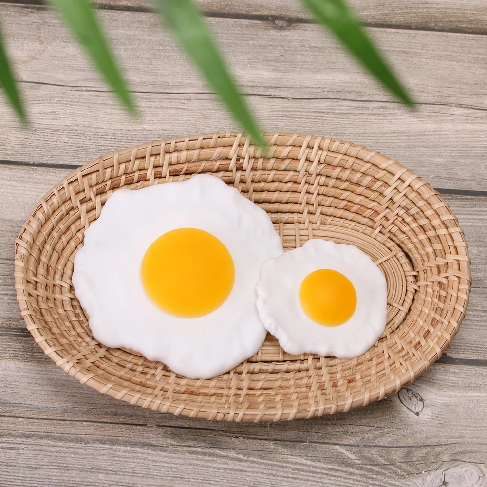1 шт. искусственное яичко яица пашот искусственная еда детская игрушка для игр