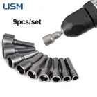 Набор шестигранных гаечных ключей, 9 шт., 5-13 мм, для электродрели, шуруповерта