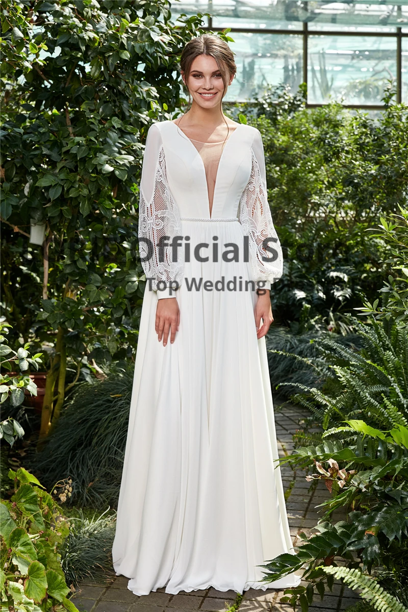 Свадебные платья LORIE цвета слоновой кости осень 2020 женское пляжное элегантное