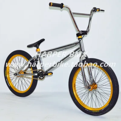 Бренд BMX велосипед 20 дюймов колесо 52 см рама Производительность велосипед уличный лимит трюк действие велосипед - Цвет: Yellow Shining