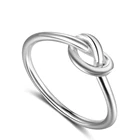 Женское кольцо с узлом, простой стиль, женские кольца, винтажные модные украшения для женщин, подарок на день Святого Валентина