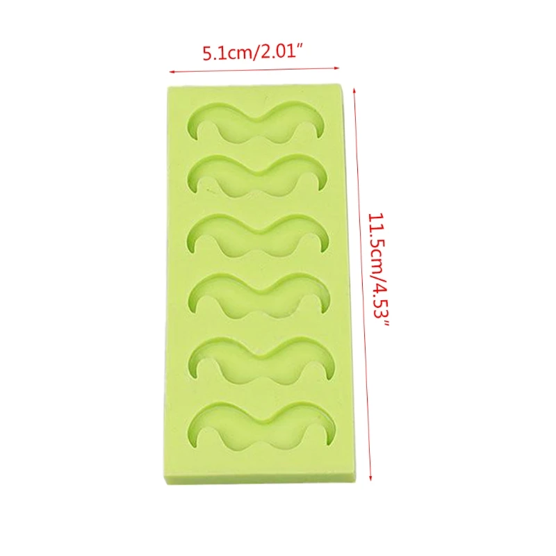 

Man Beard Beard Cookies DIY Chocolate Flip Cake Decorative Baking Silicone Mold 87HA