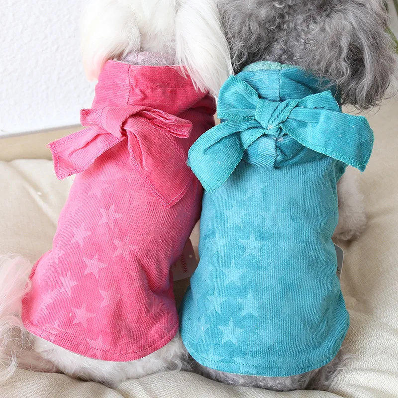 Милая пентаграмма собака домашняя кошка куртка пальто Зимний теплый маленький