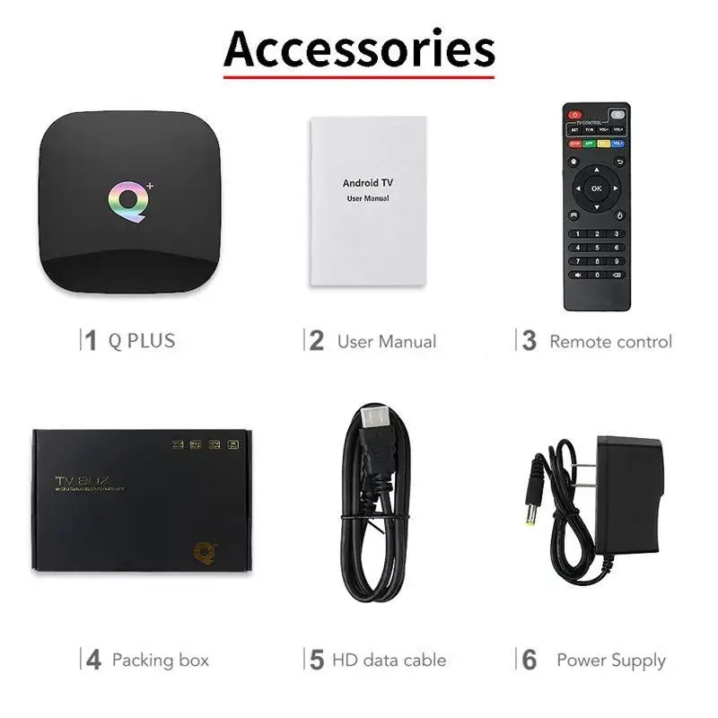 QPLUS STB Мини ТВ-приставка Allwinner H6 Android 9 0 12 Гб 36 64 Q plusQ Wifi 6k HD сетевая Смарт |