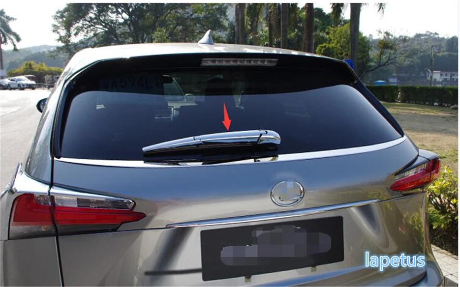 Для LEXUS NX NX200T NX300H 2015 2016 2017 хромированная защита очистителя заднего стекла
