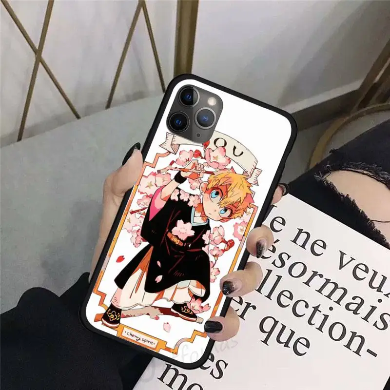 

Anime Hanako kun cute Phone Case For iphone 8 11 12 Redmi note 8 9 s huawei p 30 pro lite plus cover shell funda