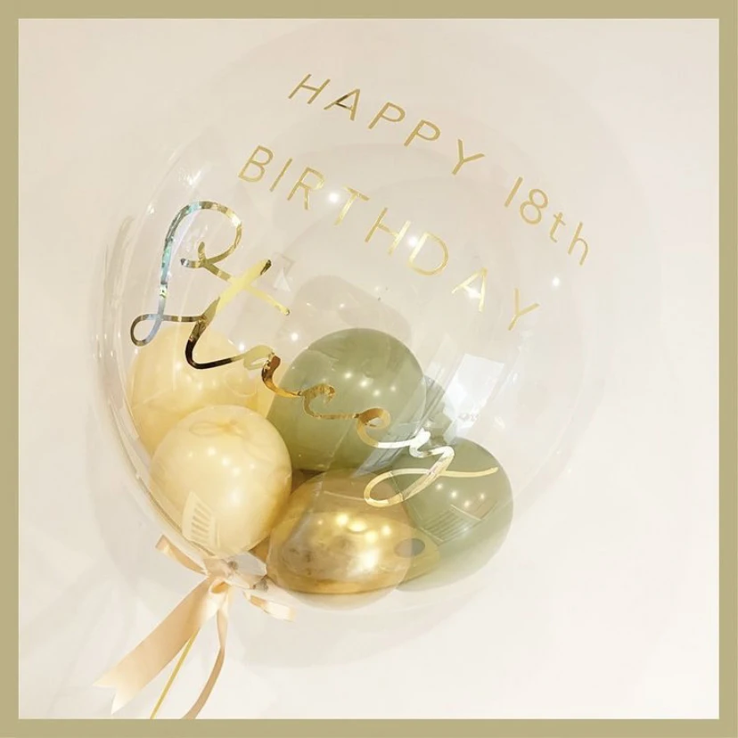 Светящиеся воздушные шары Bobo из прозрачного ПВХ с перьями 20 дюймов 1 комплект