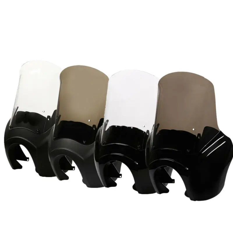 Передняя верхняя обтекатель мотоцикла 15 ''лобовое стекло для Harley Dyna Super Glide FXD