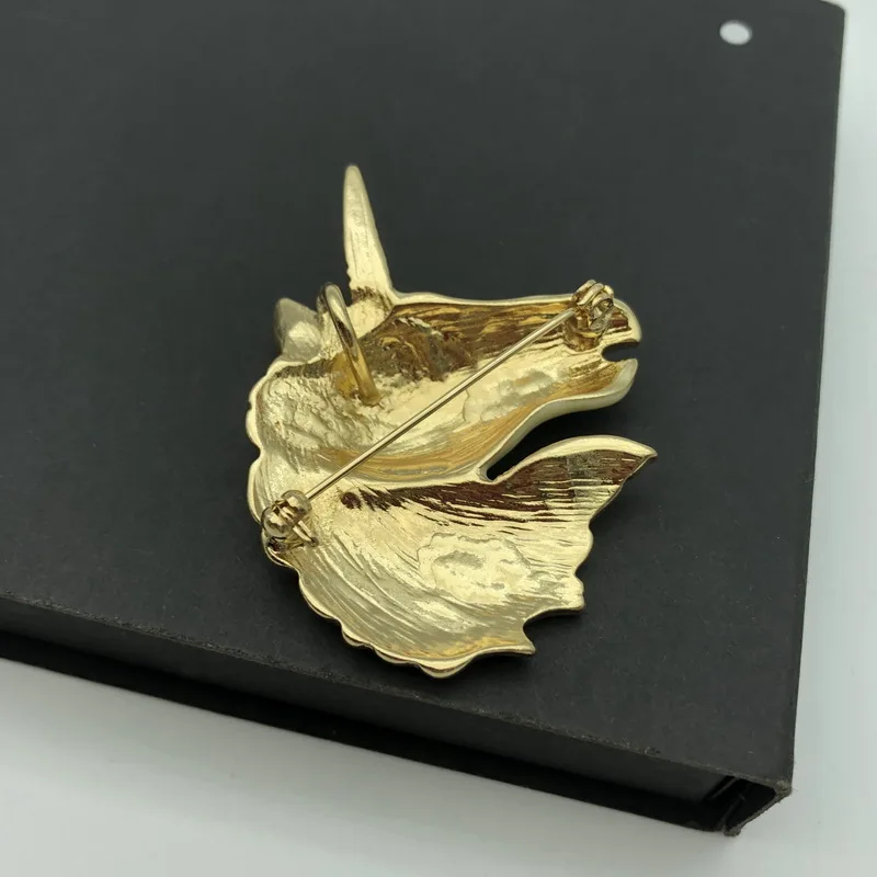 F.J4Z новые модные эмалированные броши в виде единорога булавки для женщин и
