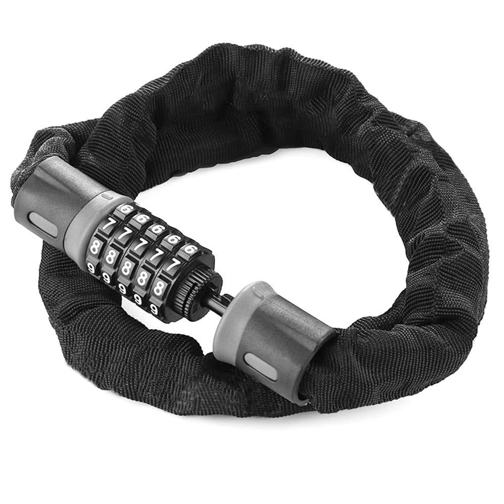 

New Bicycle Safety Anti-Theft Chain Password Lock Outdoor MTB Road Bike Combination 5-Digit Secret Code Lock Cycling Accessories
