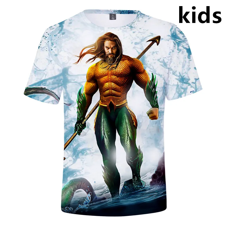 Футболка для мальчиков и девочек 3 14 лет мультяшный топ с коротким рукавом 3d фильм