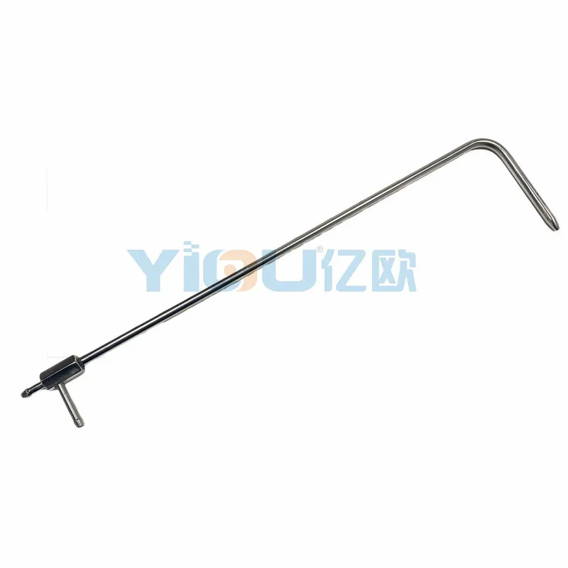 L-shaped pitot tube length 350mm 500mm 1000mm connected to digital pressure gauge to measure flow rate