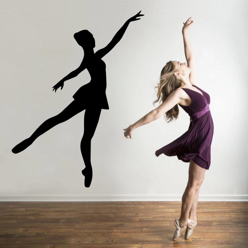 

Милые водонепроницаемые настенные Стикеры для танцев, домашний декор, настенные украшения, аксессуары для украшения гостиной