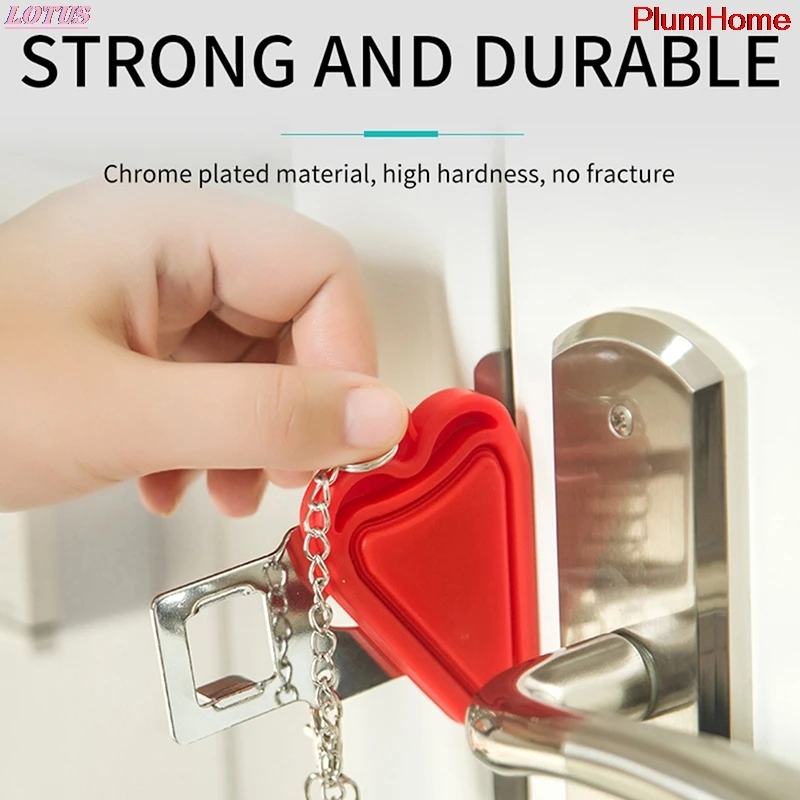 Портативный дверной замок для отеля самозащиты путешествий проживания|Дверные