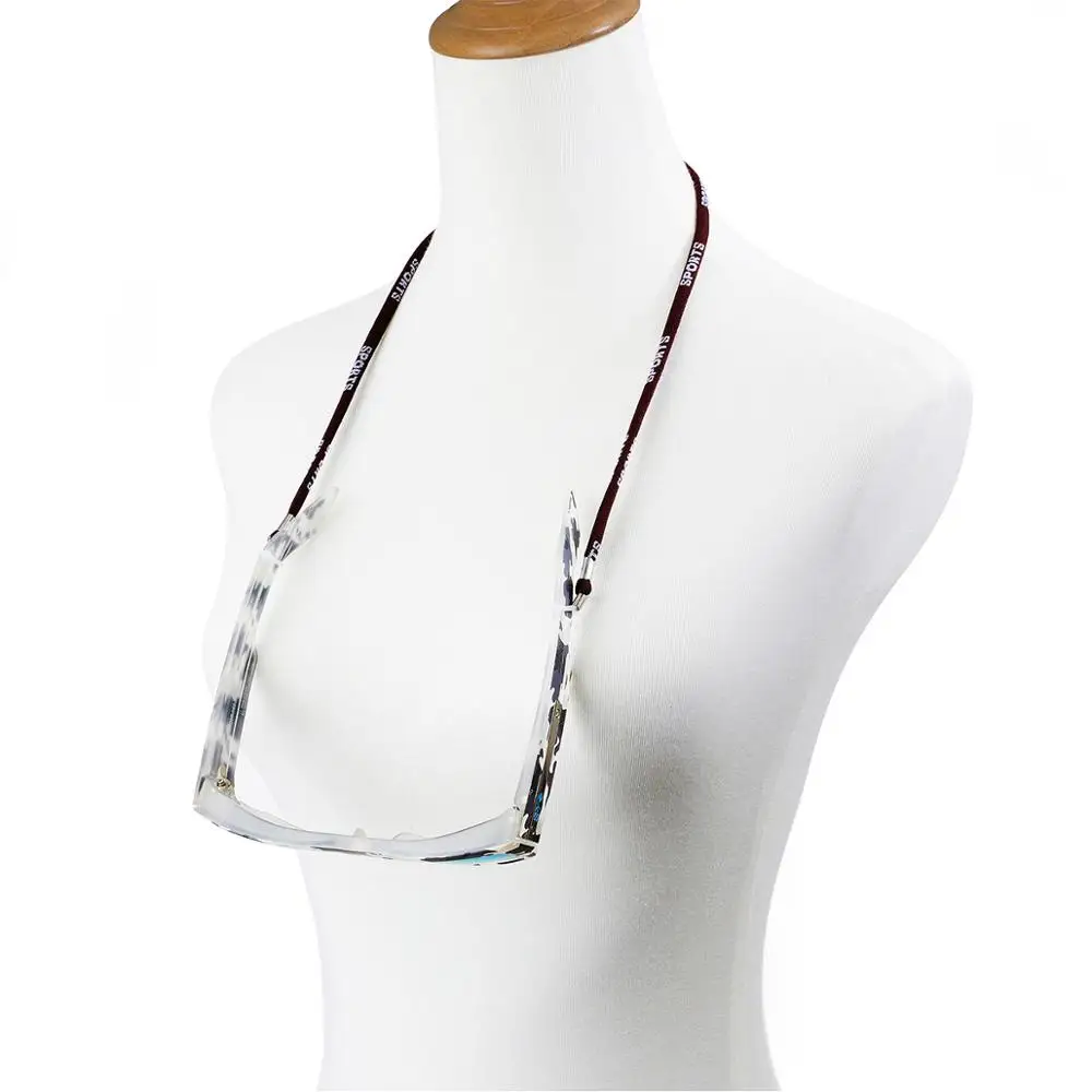 Цветной Регулируемый шейный ремешок шнурок для очков держатель спортивные очки