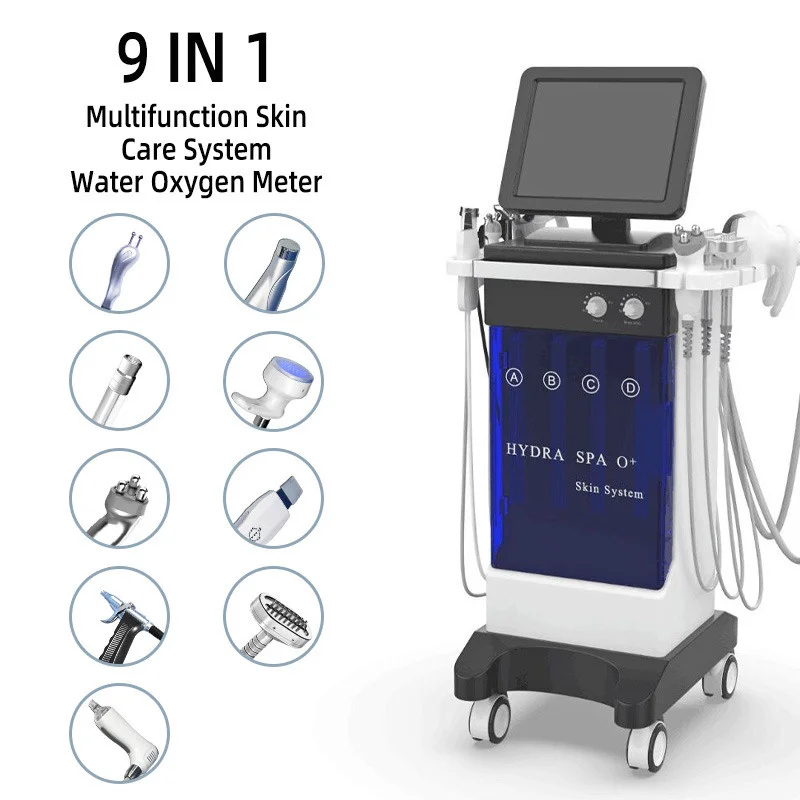 

9In1 Hydra Dermabrasion Multifunctional Face Machine Beauty Skin Care Spa Equipment Hydro Oxygen Facial Machines For Deep Clean