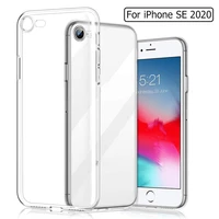 transparent high clear shockproof cover case for apple iphone se 2020 phone soft silicone tpu phone case shell