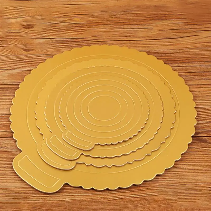 6 шт. круглая модная толстая доска для торта картонная круг | Дом и сад