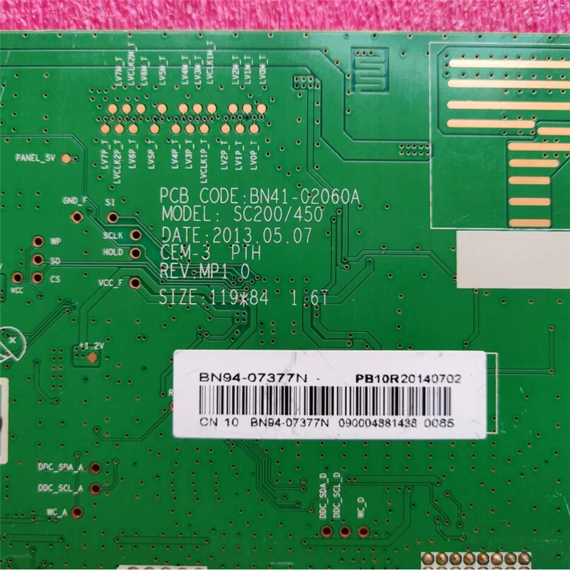 Good test S22C200B driver board LS22C20X motherboard BN41-02060A SC200/450 BN41-02060A BN94-07377N S22C450B monitor main board