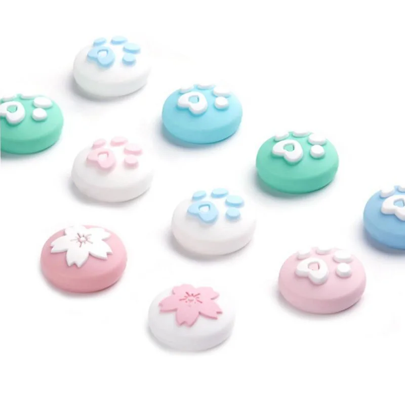 Симпатичный кошка лапа коготь вишня цветок Стик для большого пальца захват