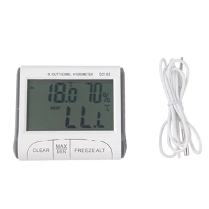 Цифровой термометр-гигрометр, комнатный и Уличный Термометр с ЖК дисплеем