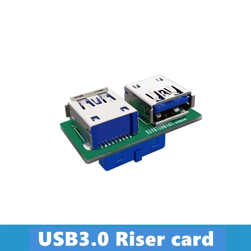 Бесплатная доставка Материнская плата ADT Link 19 Pin USB3.0 адаптер карта 19pin Райзер NAS