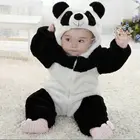 Детский комбинезон с длинным рукавом и капюшоном, на возраст 0-3 года