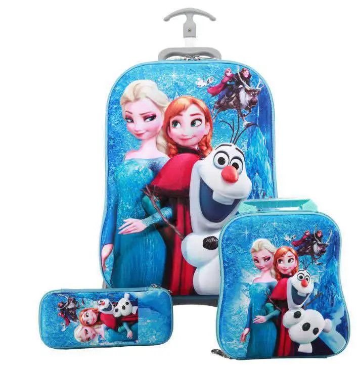 A11 Детский чемодан для путешествий, чемодан для девочек, Детский чемодан для путешествий на колесиках, школьный рюкзак с колесиками - Цвет: A11