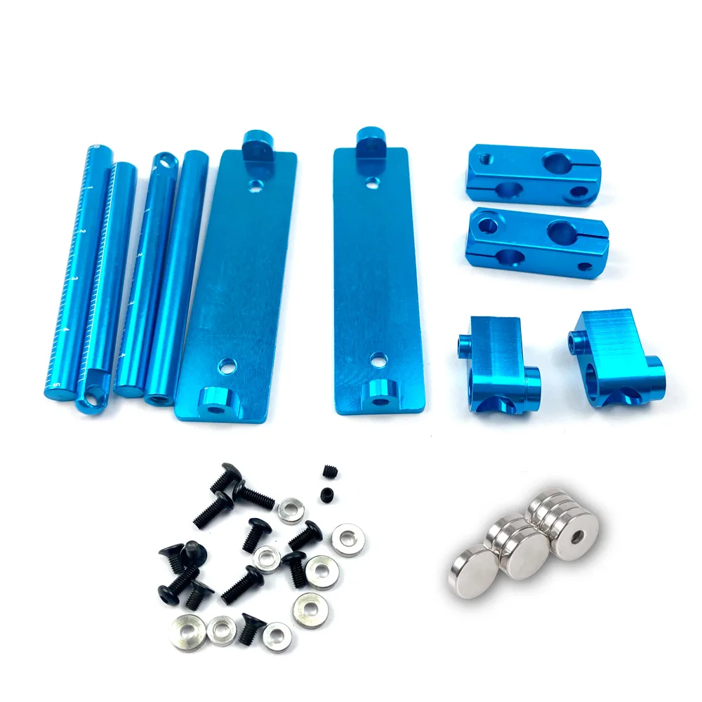 Алюминиевая фотовспышка с невидимым корпусом регулируемое крепление для 1/10 RC Drift