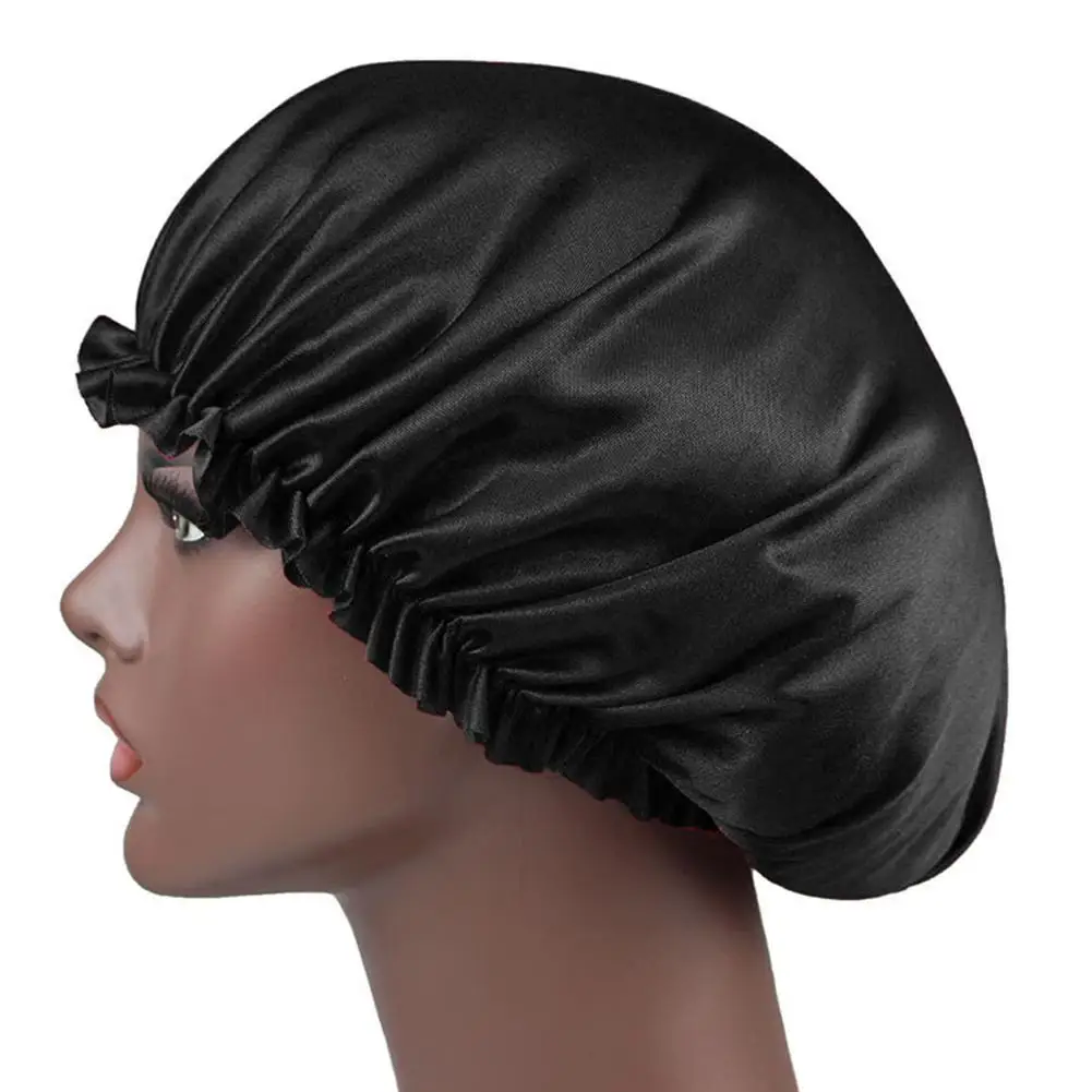 Women Fashion Satin Bonnet Cap Night Sleep Hat Hair Dropshipping Wrap Beanie For Long Care Head Womens Wholesale Hats R1N7 | Аксессуары