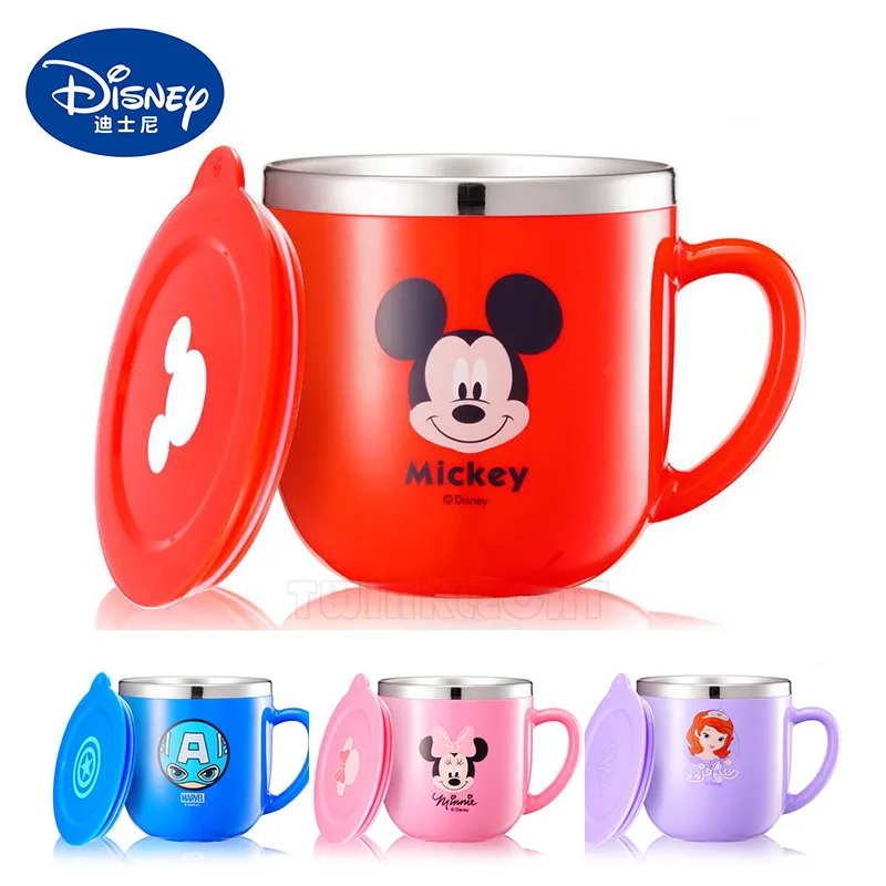 260 мл Детская кружка для воды с Микки Маусом и Минни Маус комплект молоко Поильник