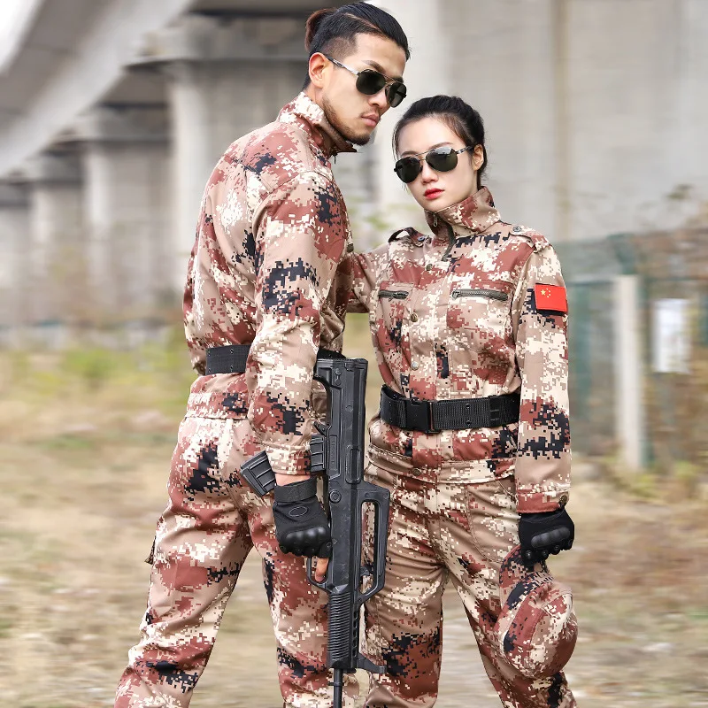 

Outdoor Special Forces Man Military Unifroms Summer Hunter Soldier Tactical Cobat Army Suit Camouflage Airsoft 2PCS Outfits