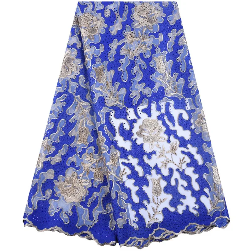 Лидер продаж в африканском стиле кружево ткань 2019 швейцарская хлопчатобумажная