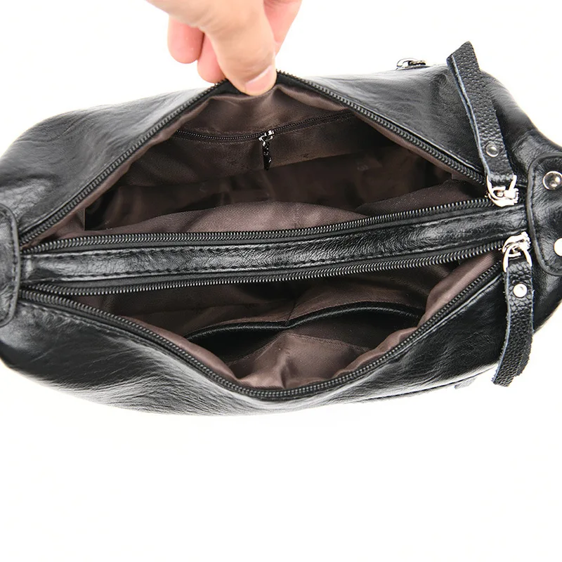 

YourSeason Casual Ladies 2021 Large Capacity Shoulder Bags Fashion Woman Soft PU Leather Crossbody Bags Solid Color
